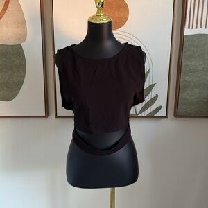 3/$10 Black Sleeveless Crop Tank Top